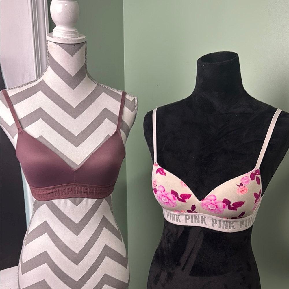 Pink Victoria’s Secret 2 bras 32A